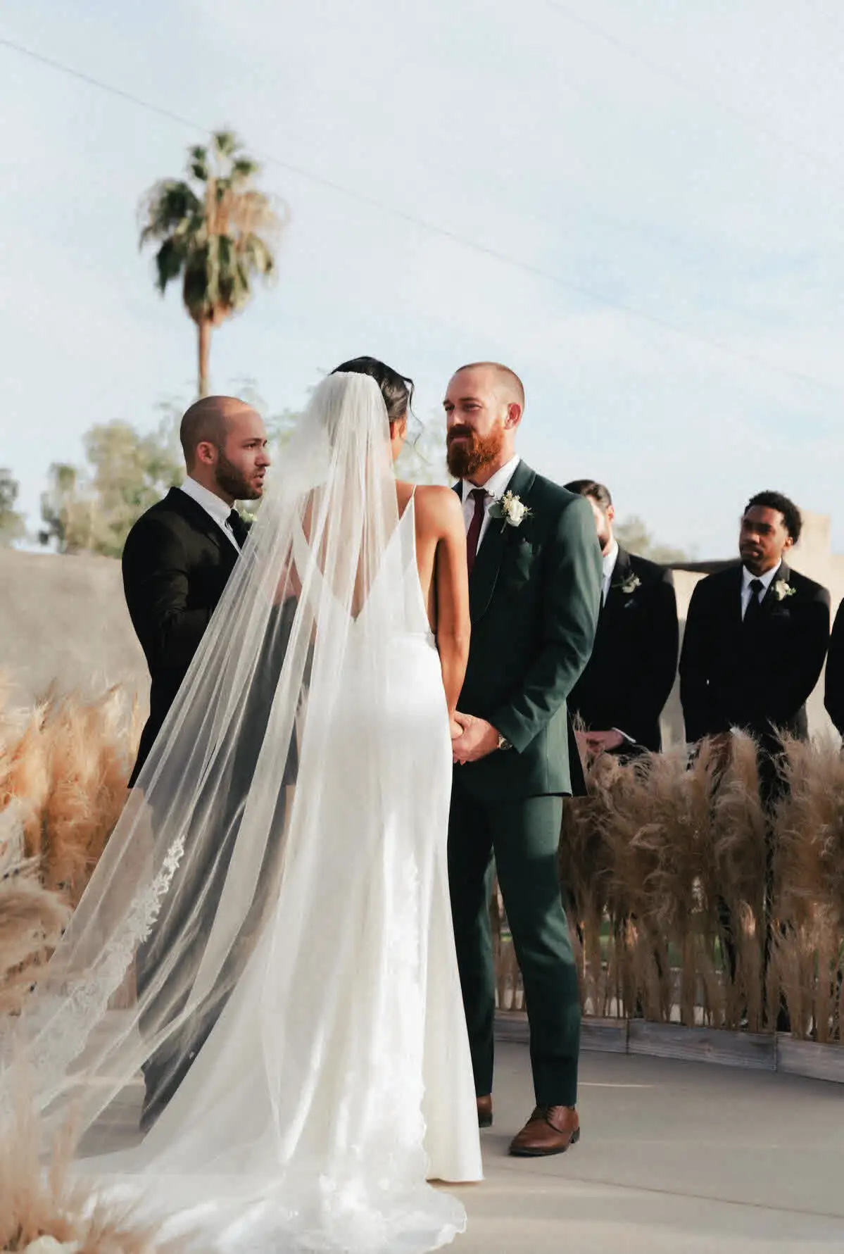 Wedding ceremony with a celebrant